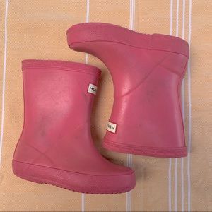 Hot Pink Hunter Boots